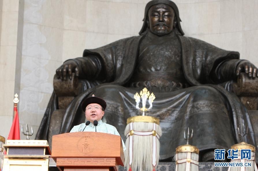 蒙古国新总统宣誓就职      